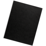 Linen Presentation Covers - Letter, Black, 200 pack__Linen Black Ltr LF.png